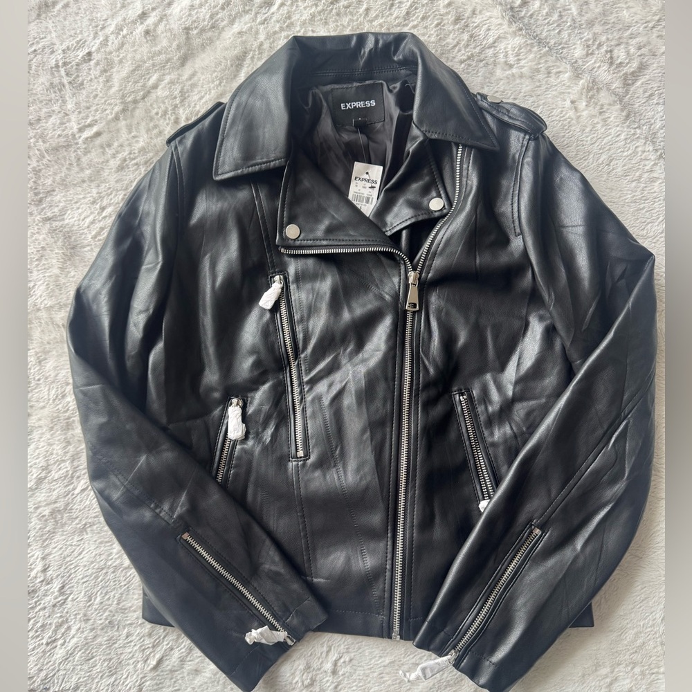 NWT | Express | Faux Leather Jacket | S
